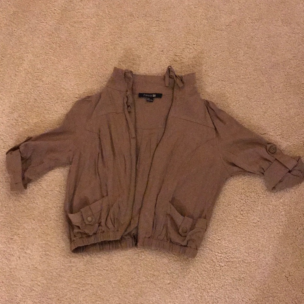 Forever 21 mini Jacket for Summer Time！